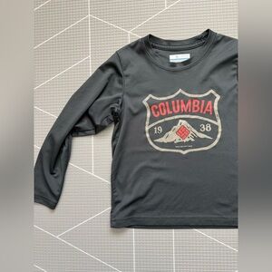 Columbia|Baby/toddler gender neutral Kids' charcoal gray Long-Sleeve Graphic Top
